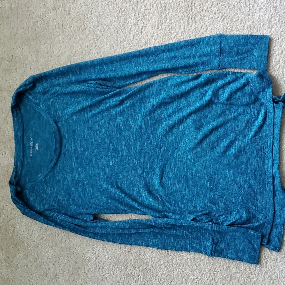 Small Liz Lange maternity teal sweater